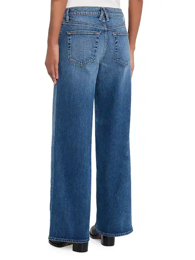SLVRLAKE Women's Selena Mid-Rise Stretch Wide-Leg Jeans - Santa Ynez | Thumbnail 4 SLVRLAKE Women's Selena Mid-Rise Stretch Wide-Leg Jeans - Santa Ynez | Thumbnail 4