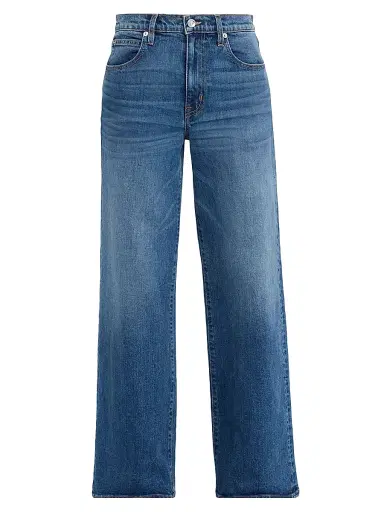 SLVRLAKE Women's Selena Mid-Rise Stretch Wide-Leg Jeans - Santa Ynez | Thumbnail 1 SLVRLAKE Women's Selena Mid-Rise Stretch Wide-Leg Jeans - Santa Ynez | Thumbnail 1