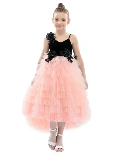 Tulleen Little Girl's & Girl's Reverie Dress - Blush | Thumbnail 3 Tulleen Little Girl's & Girl's Reverie Dress - Blush | Thumbnail 3