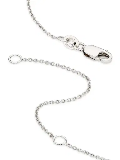 Roberto Coin Women's Tiny Treasures 18K White Gold & 0.24 TCW Diamond Dog Pendant Necklace - White Gold | Thumbnail 3 Roberto Coin Women's Tiny Treasures 18K White Gold & 0.24 TCW Diamond Dog Pendant Necklace - White Gold | Thumbnail 3
