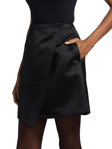 Co Women's Wrap Miniskirt | Thumbnail 4 Co Women's Wrap Miniskirt | Thumbnail 4