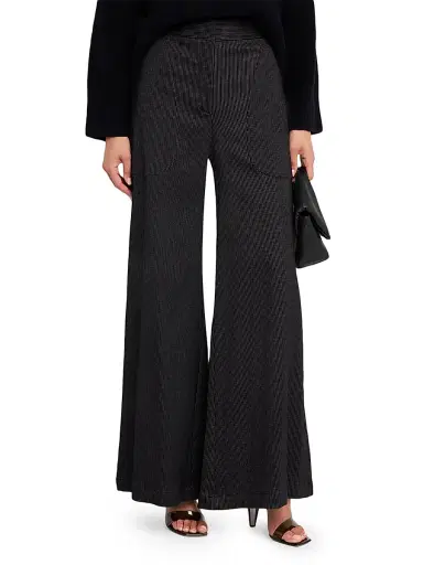 JBQ Women's Oslo Checkered Wide-Leg Pants - Midnight | Thumbnail 3 JBQ Women's Oslo Checkered Wide-Leg Pants - Midnight | Thumbnail 3