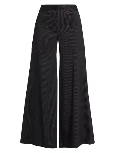 JBQ Women's Oslo Checkered Wide-Leg Pants - Midnight | Thumbnail 1 JBQ Women's Oslo Checkered Wide-Leg Pants - Midnight | Thumbnail 1