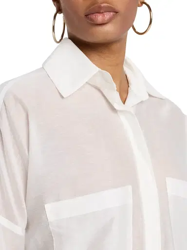JBQ Women's Cassius Sheer Spread Collar Shirt | Thumbnail 5 JBQ Women's Cassius Sheer Spread Collar Shirt | Thumbnail 5