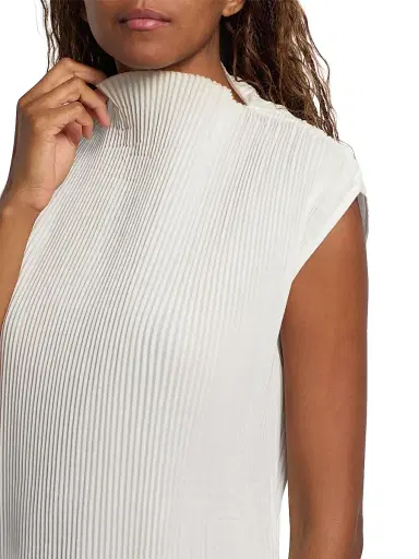 Co Women's Plissé Sleeveless Top | Thumbnail 6 Co Women's Plissé Sleeveless Top | Thumbnail 6