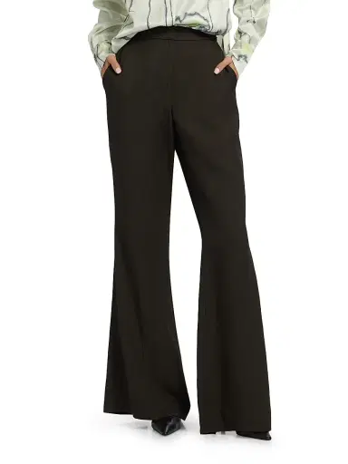 Jason Wu Collection Women's Soft Suiting Flare Pants - Nori - Size 12 | Thumbnail 3 Jason Wu Collection Women's Soft Suiting Flare Pants - Nori - Size 12 | Thumbnail 3