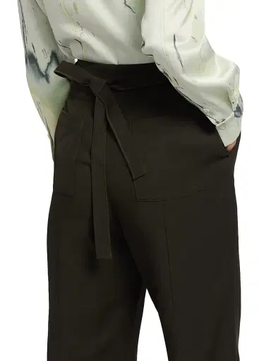 Jason Wu Collection Women's Soft Suiting Flare Pants - Nori - Size 12 | Thumbnail 6 Jason Wu Collection Women's Soft Suiting Flare Pants - Nori - Size 12 | Thumbnail 6