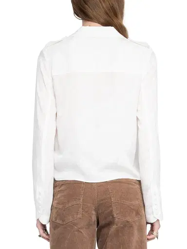 Zadig & Voltaire Women's Tussi Jacquard Horses Silk Blouse - Judo - Size XS | Thumbnail 4 Zadig & Voltaire Women's Tussi Jacquard Horses Silk Blouse - Judo - Size XS | Thumbnail 4