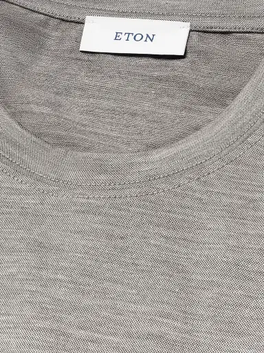Eton Men's Merino Wool T-Shirt - Grey | Thumbnail 6 Eton Men's Merino Wool T-Shirt - Grey | Thumbnail 6