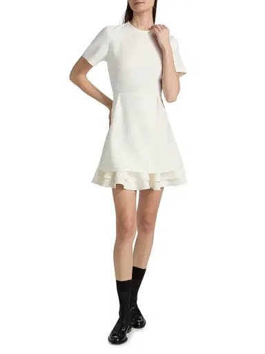 Kika Vargas Women's Amane Crepe Minidress - | Thumbnail 2 Kika Vargas Women's Amane Crepe Minidress - | Thumbnail 2