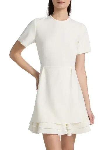 Kika Vargas Women's Amane Crepe Minidress - | Thumbnail 3 Kika Vargas Women's Amane Crepe Minidress - | Thumbnail 3