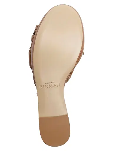 Alexandre Birman Women's Suelita 100MM Leather Platform Wedge Sandals - Golden - Size 8 | Thumbnail 8 Alexandre Birman Women's Suelita 100MM Leather Platform Wedge Sandals - Golden - Size 8 | Thumbnail 8