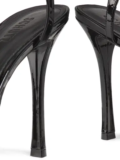 Schutz Women's Maxine 120MM Patent Leather Platform Sandals - Black | Thumbnail 6 Schutz Women's Maxine 120MM Patent Leather Platform Sandals - Black | Thumbnail 6