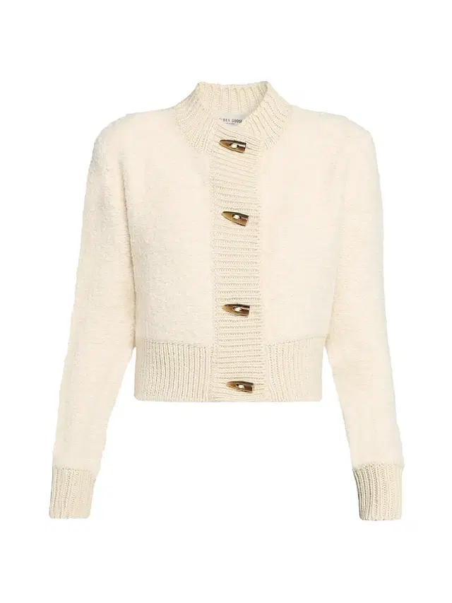 Women's Journey Oxa Bouclé Cardigan - White Women's Journey Oxa Bouclé Cardigan - White