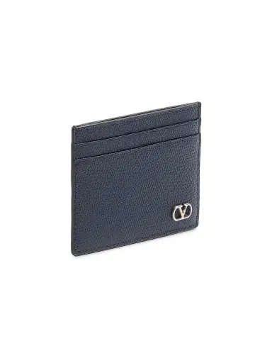 Valentino Garavani Men's VLogo Signature Cardholder in Grainy Calfskin | Thumbnail 2 Valentino Garavani Men's VLogo Signature Cardholder in Grainy Calfskin | Thumbnail 2