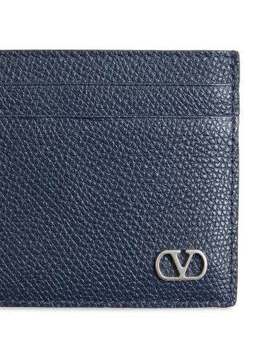Valentino Garavani Men's VLogo Signature Cardholder in Grainy Calfskin | Thumbnail 5 Valentino Garavani Men's VLogo Signature Cardholder in Grainy Calfskin | Thumbnail 5