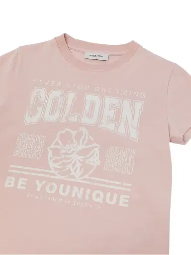 Golden Goose Little Girl's & Girl's Journey Logo Cotton T-Shirt - Pink - Size 6 | Thumbnail 3 Golden Goose Little Girl's & Girl's Journey Logo Cotton T-Shirt - Pink - Size 6 | Thumbnail 3