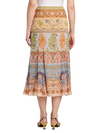 Etro Women's Paisley Godet Midi-Skirt | Thumbnail 5 Etro Women's Paisley Godet Midi-Skirt | Thumbnail 5