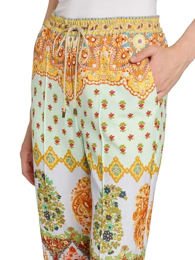 Etro Women's Paisley Drawstring Trousers | Thumbnail 6 Etro Women's Paisley Drawstring Trousers | Thumbnail 6