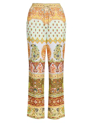 Etro Women's Paisley Drawstring Trousers | Thumbnail 1 Etro Women's Paisley Drawstring Trousers | Thumbnail 1