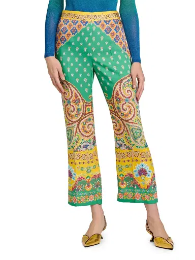 Etro Women's Paisley Bootcut Trousers | Thumbnail 3 Etro Women's Paisley Bootcut Trousers | Thumbnail 3