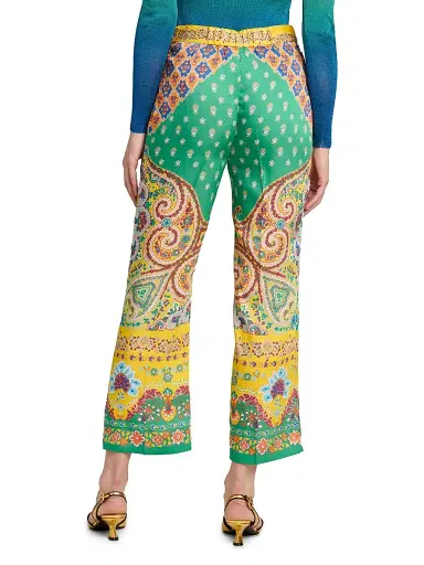 Etro Women's Paisley Bootcut Trousers | Thumbnail 5 Etro Women's Paisley Bootcut Trousers | Thumbnail 5