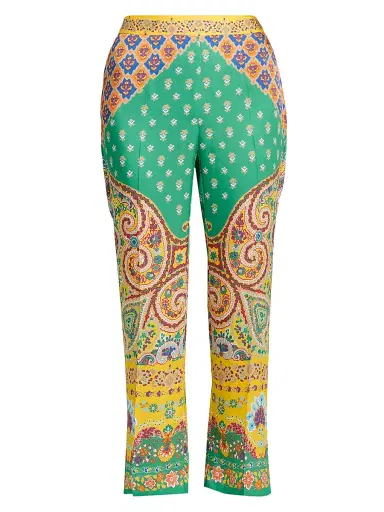 Etro Women's Paisley Bootcut Trousers | Thumbnail 1 Etro Women's Paisley Bootcut Trousers | Thumbnail 1