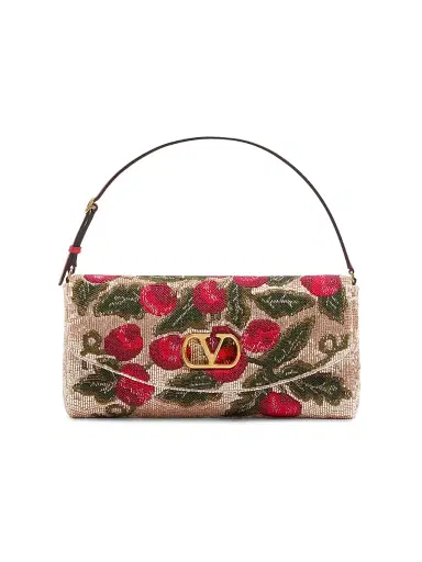 Valentino Garavani Women's Devain Embroidered Small Top Handle Bag | Thumbnail 1 Valentino Garavani Women's Devain Embroidered Small Top Handle Bag | Thumbnail 1