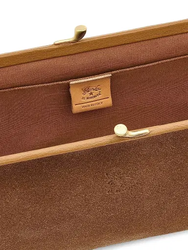 Il Bisonte Women's Manuela Classic Suede Clutch - Gianduia | Thumbnail 4 Il Bisonte Women's Manuela Classic Suede Clutch - Gianduia | Thumbnail 4