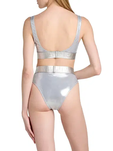 Versace Women's Laminated Metallic Bikini Top | Thumbnail 5 Versace Women's Laminated Metallic Bikini Top | Thumbnail 5