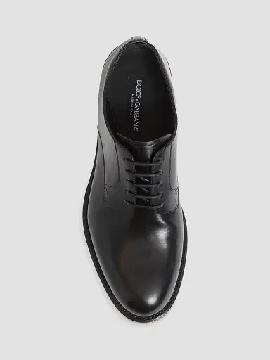 Dolce & Gabbana Men's Polished Leather Derbys - Black - Size 11 | Thumbnail 5 Dolce & Gabbana Men's Polished Leather Derbys - Black - Size 11 | Thumbnail 5