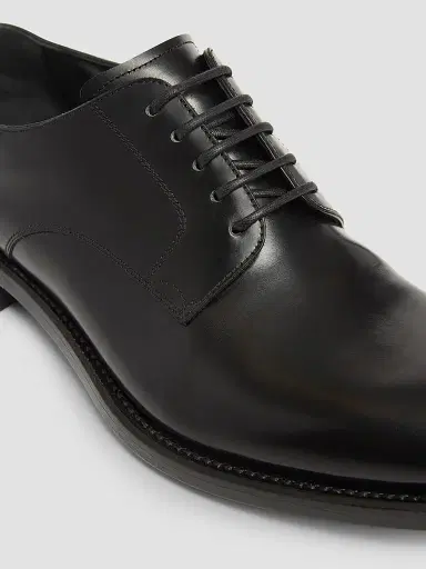Dolce & Gabbana Men's Polished Leather Derbys - Black - Size 11 | Thumbnail 6 Dolce & Gabbana Men's Polished Leather Derbys - Black - Size 11 | Thumbnail 6