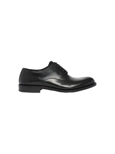 Dolce & Gabbana Men's Polished Leather Derbys - Black - Size 11 | Thumbnail 1 Dolce & Gabbana Men's Polished Leather Derbys - Black - Size 11 | Thumbnail 1