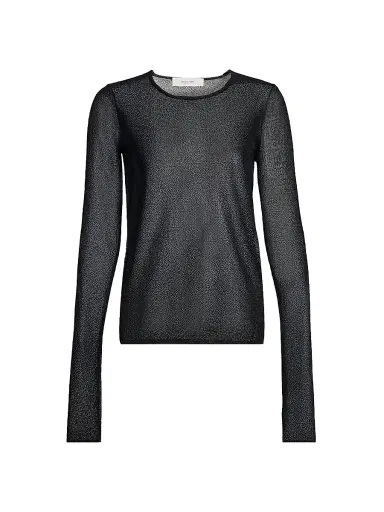 Golden Goose Women's Journey Nella Slim Semi-Sheer Top | Thumbnail 1 Golden Goose Women's Journey Nella Slim Semi-Sheer Top | Thumbnail 1