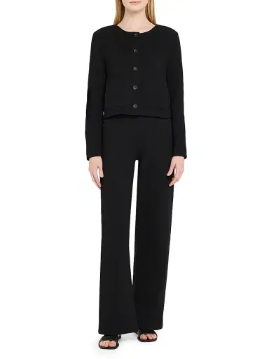 Lune Active Women's Moon Stretch-Knit Pants - Black - Size Large | Thumbnail 2 Lune Active Women's Moon Stretch-Knit Pants - Black - Size Large | Thumbnail 2