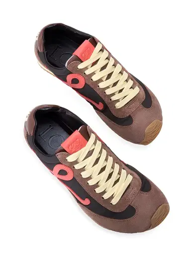 Loewe Men's Ballet Runner 2.0 Low-Top Sneakers - Chocolate - Size 14 | Thumbnail 3 Loewe Men's Ballet Runner 2.0 Low-Top Sneakers - Chocolate - Size 14 | Thumbnail 3