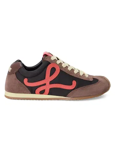 Loewe Men's Ballet Runner 2.0 Low-Top Sneakers - Chocolate - Size 14 | Thumbnail 1 Loewe Men's Ballet Runner 2.0 Low-Top Sneakers - Chocolate - Size 14 | Thumbnail 1