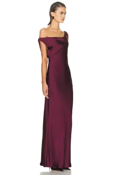 Norma Kamali Drop Shoulder Maria Gown | Thumbnail 2 Norma Kamali Drop Shoulder Maria Gown | Thumbnail 2