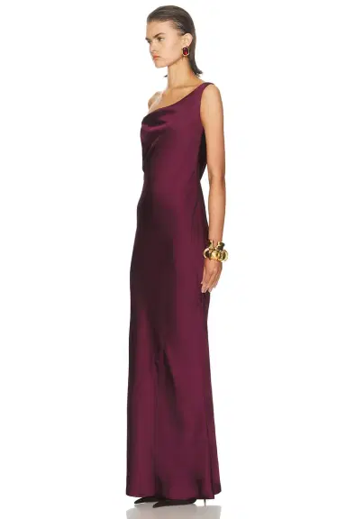 Norma Kamali Drop Shoulder Maria Gown | Thumbnail 3 Norma Kamali Drop Shoulder Maria Gown | Thumbnail 3