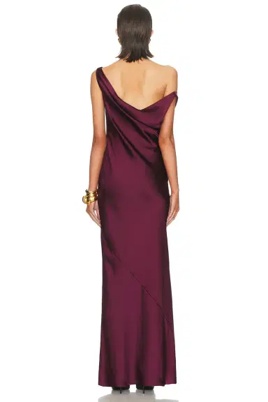 Norma Kamali Drop Shoulder Maria Gown | Thumbnail 4 Norma Kamali Drop Shoulder Maria Gown | Thumbnail 4