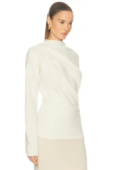 Helmut Lang Slouchy Crew Top | Thumbnail 2 Helmut Lang Slouchy Crew Top | Thumbnail 2