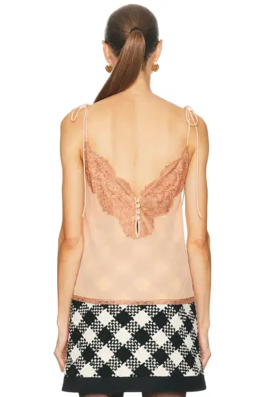 Valentino Crepe De Chine Top | Thumbnail 3 Valentino Crepe De Chine Top | Thumbnail 3