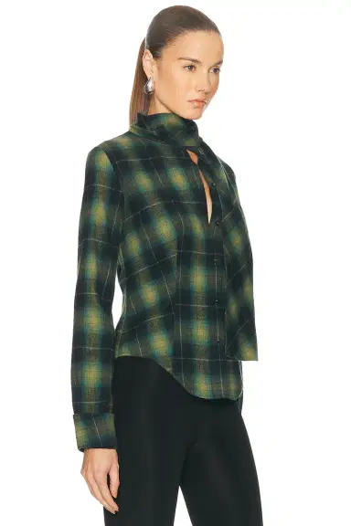 Mimchik Iris Scarf Shirt | Thumbnail 2 Mimchik Iris Scarf Shirt | Thumbnail 2