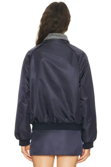 Miu Miu Nylon Gazare Pile Reversibile Jacket | Thumbnail 4 Miu Miu Nylon Gazare Pile Reversibile Jacket | Thumbnail 4