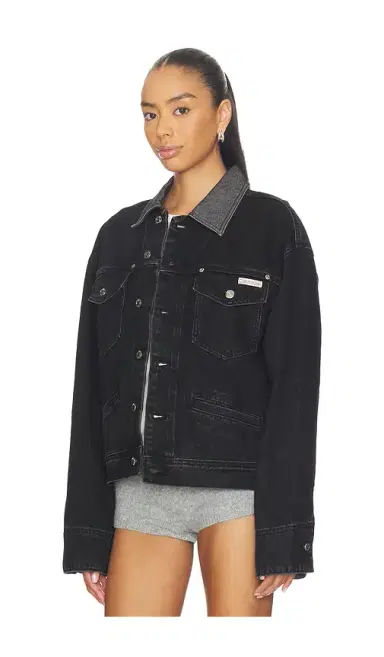 Calvin Klein 80s Icon Trucker Jacket | Thumbnail 2 Calvin Klein 80s Icon Trucker Jacket | Thumbnail 2