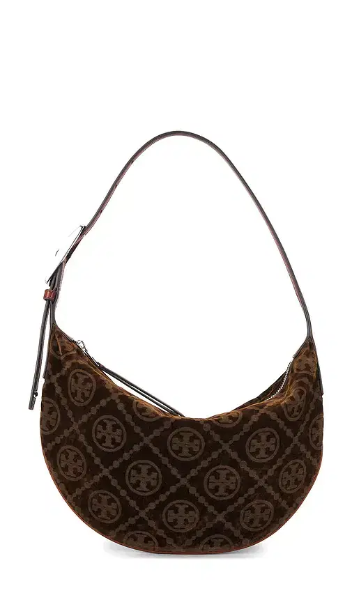 T Monogram Flocked Small Balloon Bag T Monogram Flocked Small Balloon Bag