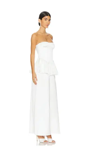 WeWoreWhat Corset Peplum Maxi Dress | Thumbnail 2 WeWoreWhat Corset Peplum Maxi Dress | Thumbnail 2