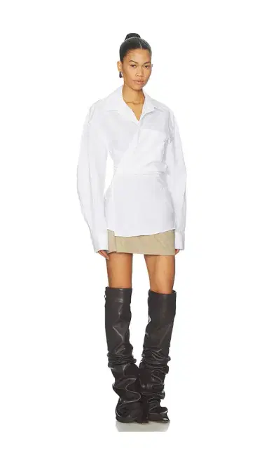 Alexander Wang Pre-Styled Mini Wrap Dress | Thumbnail 2 Alexander Wang Pre-Styled Mini Wrap Dress | Thumbnail 2