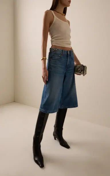 Ulla Johnson The Rowan Denim Shorts | Thumbnail 2 Ulla Johnson The Rowan Denim Shorts | Thumbnail 2