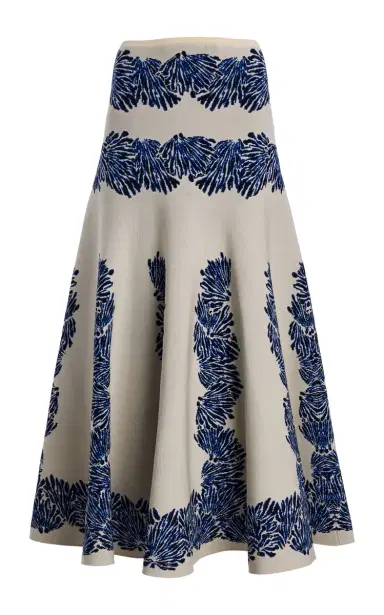 Ulla Johnson Alessia Knit Jacquard Skirt | Thumbnail 4 Ulla Johnson Alessia Knit Jacquard Skirt | Thumbnail 4